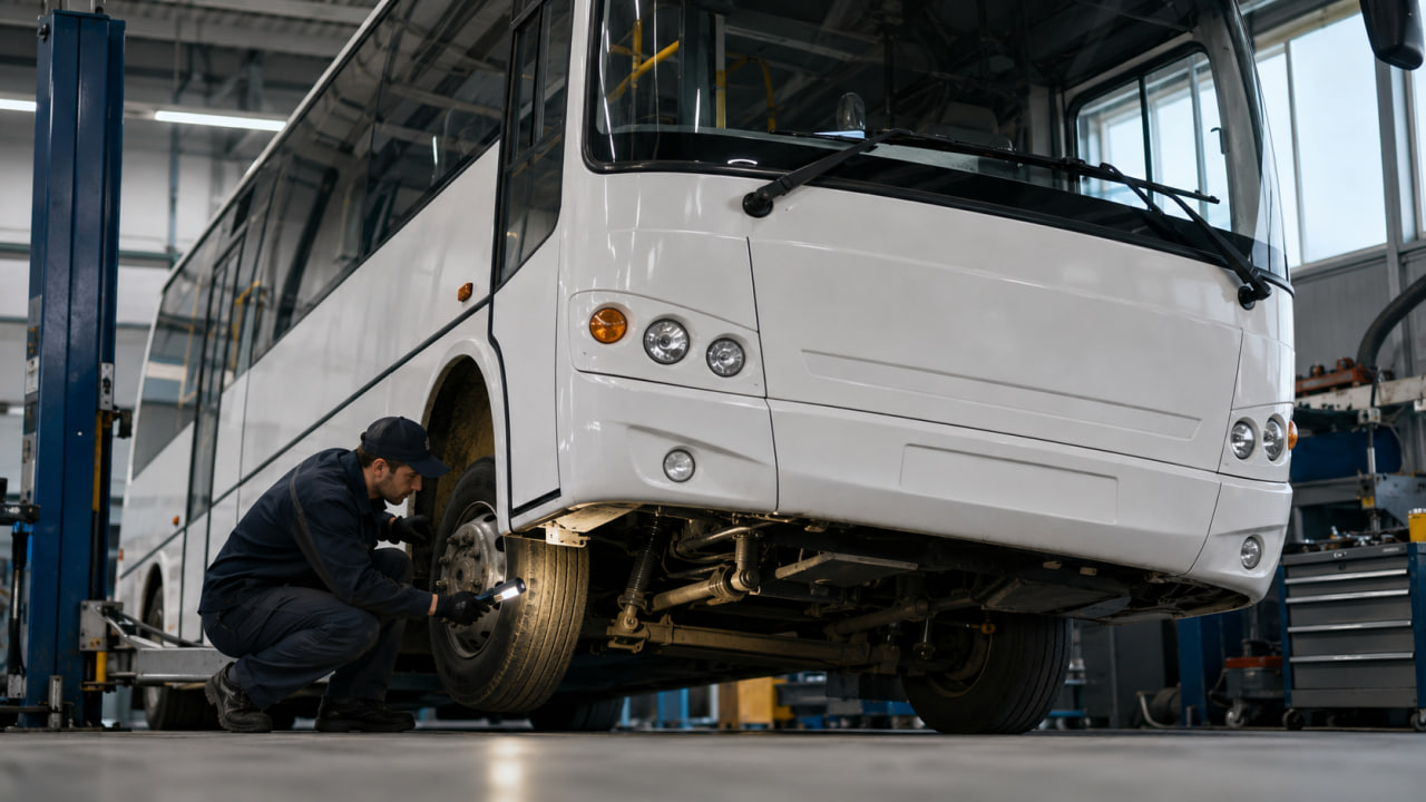 Чому автобус крениться на поворотах — діагностика підвіски автобуса